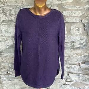Textured purple Sweater